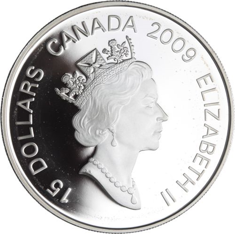Kanada-15 Dollar-2009-AGpp-Ochse-RS