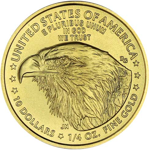 USA 10 Dollar 2021 viertel Unze Gold I_shop Typ 2