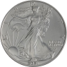 USA-1 Dollar-2021-AGstgl-vergoldet-Eagle neu-RS