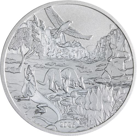 Australien-1 Dollar-2026-AGstgl-Outback-RS