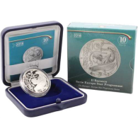 Italien-10Euro-2018-AGpp-Barocco2-Etui-VS