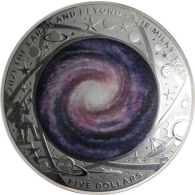 Australien-5 Dollar-2021-AGpp-Farbe-Milch Strasse Milky Way-RS