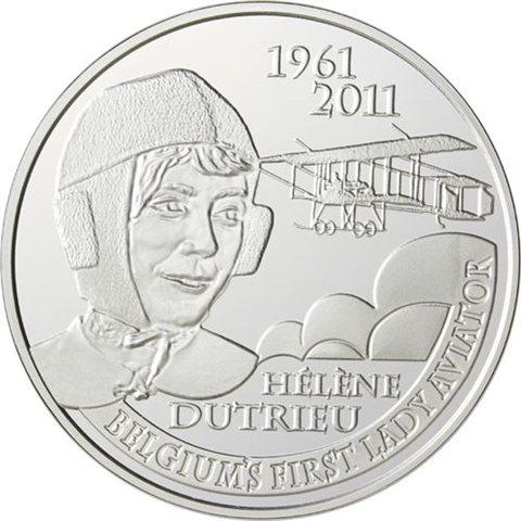 Belgien 5 Euro 2011 Internationaler Frauentag Helene Dutrieu - I