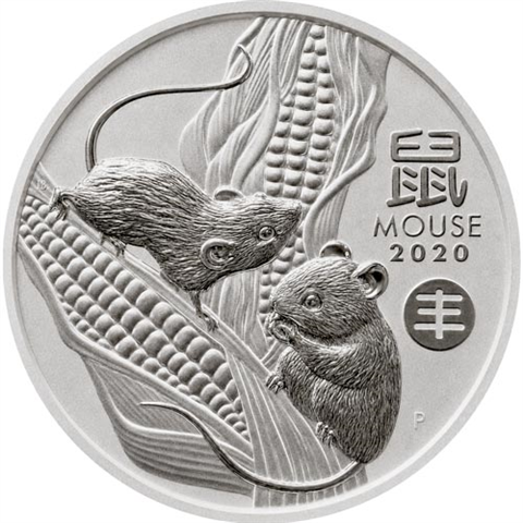 Australien-1-Dollar-2020-1-Unze-Silbermünze-Lunar--III-Maus-PrivyMark-Harvest