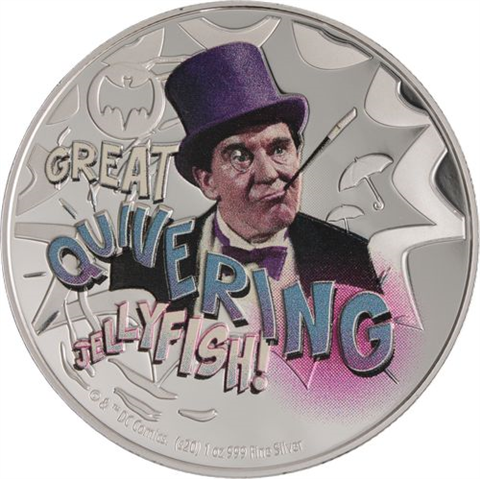 Niue-2 Dollar-2020-AGpp-Farbe-Batman The Penguin-RS