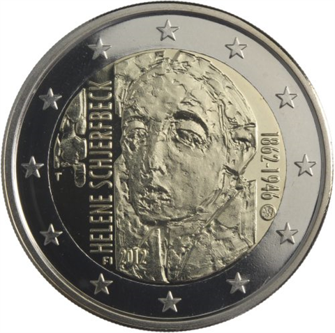 Finnland 2 EUro 2012 PP Helene SchjerfbeckEtui
