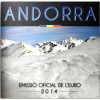 Andorra 3,88 Euro 2014 bfr KMS  1 Cent bis 2 Euro im Folder