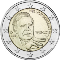 Deutschland 2 Euro 2018 Helmut Schmidt Mzz. A 