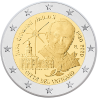 Vatikan-2-Euro-2020-100-Geburtstag-Papst-Johannes-Paul-II_PP_VS_SHOP