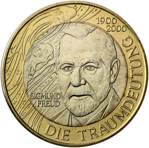 Österreich-20-Schilling-2000-Hgh-Siegmund-Freud-Die-Traumdeutung-I