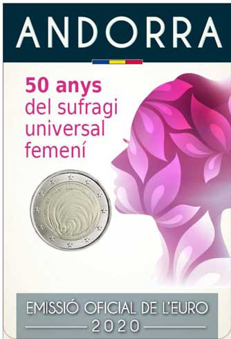 Andorra-2-Euro-2020-Frauenwahlrecht-III