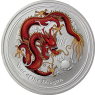 Australien-1UnzeSilber-2012-LunarII-Drache-Farbmünze-rot-RS