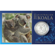  Silber Koala Serie Australien 2011 in Coin Card 