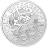 Österreich-3Euro-2023-Steinkoralle-VS