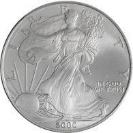 USA-1 Dollar-2000-AGstgl-Silver Eagle-RS