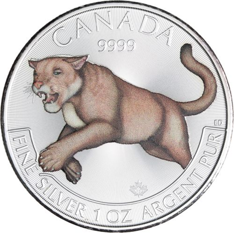Kanada-5 Dollar-2016-AGstgl-Puma-FD-Farbe-RS