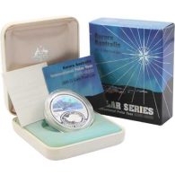 Australien-5Dollar-2009-AGpp-Polarjahr-Etui