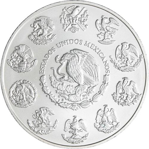 Mexiko-35x1Onza-1990-2024-AGstgl-Siegesgöttin-Kassette