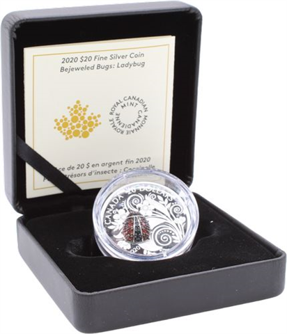 Kanada-20 Dollar-2020-AGpp-Ladybug-RS
