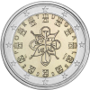 Portugal-2Euro-2005-bfr-Kursmünze-Königssiegel-RS