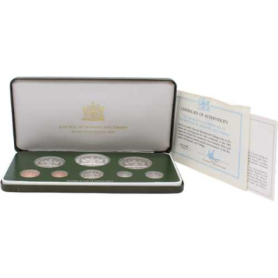 TrinidadTobago-16,91 Dollar-1981-PP-KMS-Etui