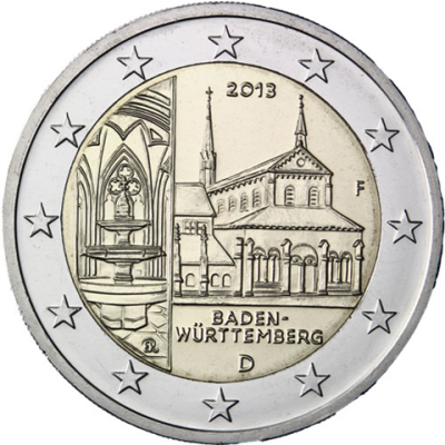 Deutschland-2Euro-2013-Kloster-Maulbronn-F-RS