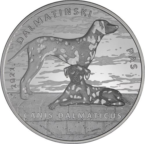 Kroatien-10 Kuna-2021-Agstgl-Dalmatiner-RS