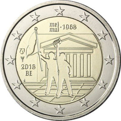 Belgien-2-Euro-2018-Studentenrevolte-RS