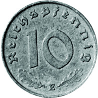 J.371 - 10 Reichspfenning 1940 - 1945