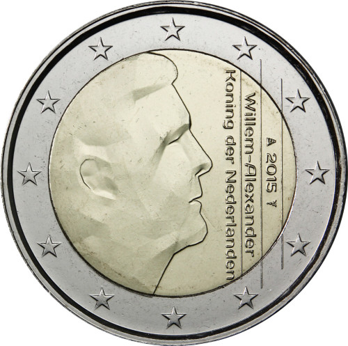 Niederlande 2 Euro 2015 König Willem Alexander