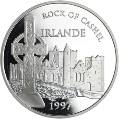 Frankreich-15 Euro 100 Francs-1997-AGpp-Rock of Cashel-RS