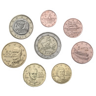 Griechenland 3,88 Euro 2002 bfr. KMS 1 Cent bis 2 Euro