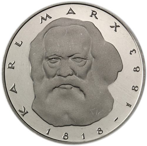 Deutschland 5 DM 1983 Stgl. Karl Marx