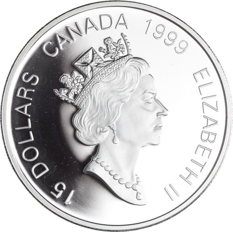 Kanada-15 Dollar-1999-AGpp-Hase-RS