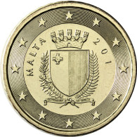 Malta 10 Cent 2012 bfr. Staatswappen Malta