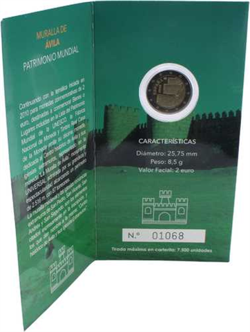 Spanien-2Euro-2019-PP-Avila-Coincard