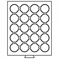 312454 - Münzbox 20 Fächer für CAPS 41 