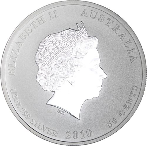 Australien-50Cent-2010-AGstgl-Tiger-RS