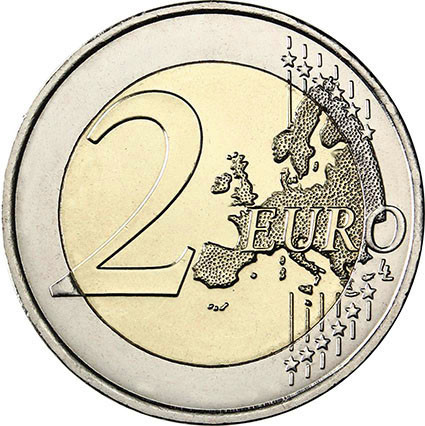 Belgien 2 Euro 2014 bfr.Beginn des 1. Weltkrieges