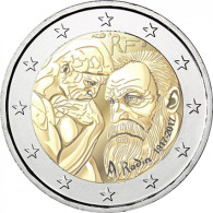 2 Euro Sondermünze Rodin 2017 aus Frankreich