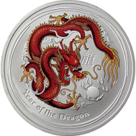 Australien-1UnzeSilber-2012-LunarII-Drache-Farbmünze-rot-RS