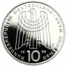 Deutschland-10-DM-Silber-1999-PP-50-Jahre-SOS-Kinderdörfer-MzzF