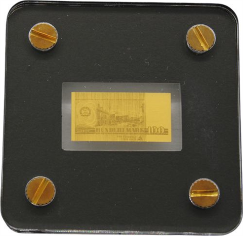 goldtafeln14x1500ozGold-DDRBanknoten-Album 