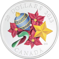Kanada-20 Dollar-2013-AGpp-Candy Cane-RS