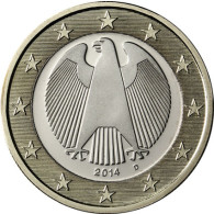 Deutschland 1 Euro- 2014  Kursmünze Adler 