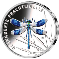 Deutschland-5Euro-2023-Wunderwelt-Insekten-Prachtlibelle-RS