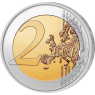 Andorra-2Euro-2025-Kleinstaatenspiele-Bartgeier-VS