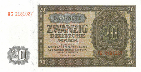 Banknotenserie Deutsche Notenbank 1948