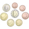 Münzen aus Luxemburg  3,88 Euro im Folder 2017