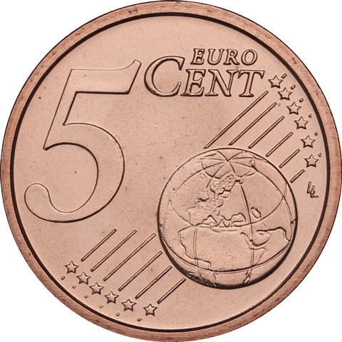 Kursmünzen aus dem Vatikan 5 Cent 2003 Stgl. Papst Johannes Paul II